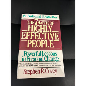 The 7 Habits of Highly Effective People by Stephen Covey (1990, Trade Paperback)